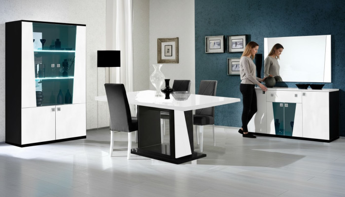 Luxus Möbel Stuhl Stühle Gruppe Garnitur Esszimmer Esstisch 8tlg. Set Tisch Neu