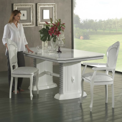 Esstisch Tisch Esszimmer Wohnzimmer Holz Design Tische Italienische Möbel Neu