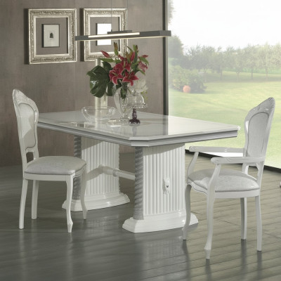 Esstisch Tisch Esszimmer Wohnzimmer Holz Design Tische Italienische Möbel Neu