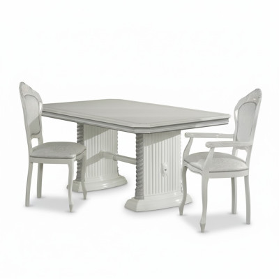 Esstisch Tisch Esszimmer Wohnzimmer Holz Design Tische Italienische Möbel Neu