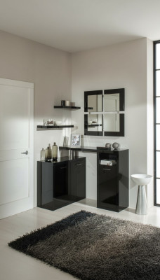 Flur Garderobe Konsole Tisch Eingang Konsolen Tische Wand Kommoden Hochglanz neu