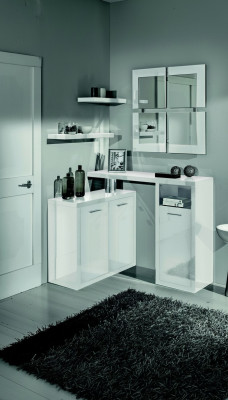 Flur Garderobe Konsole Kommoden Tisch Eingang Konsolen Tische Wand Hochglanz neu