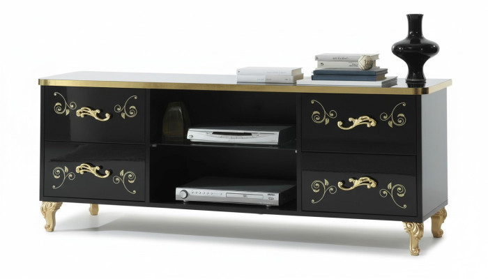 TV Tisch RTV Schrank Lowboard TV-Möbel Fernsehtisch Designer Fernsehschrank NEU