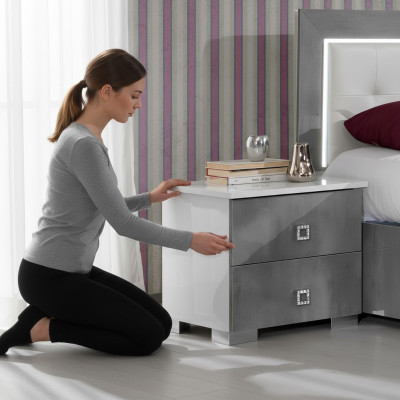 Design Nacht Tisch Konsole Beistell Schlaf Zimmer Luxus Konsolen Tische Holz Neu