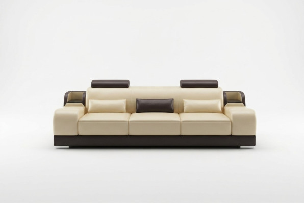 Design Couch Polster Sofas Leder Modern Sofagarnitur 3 Sitzer Dreisitzer