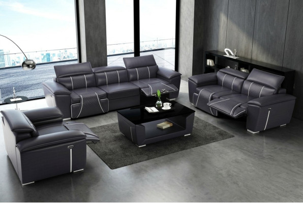 Sofagarnitur 311 Sitzer Set Multifunktion Sofas Polster Couchen Leder Relax Neu
