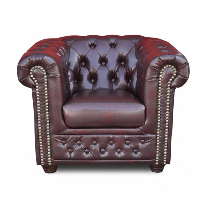 Chesterfield Sessel Fernseh Couch 1 Sitzer Sofa Stoff Textil Couchen Polster