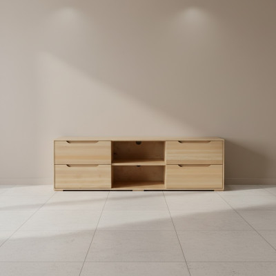 rtv sideboard Holz Kommode Sideboards Wohnzimmer Kommoden massive Möbel 150cm
