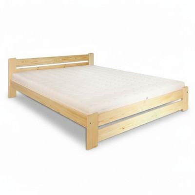 Massivholz Bett 200x200 Doppelbett Kiefer massiv Echt Hozbett Vollholzbett Neu