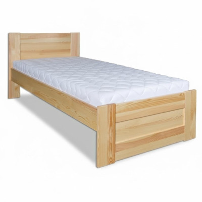 Bett Holz Massive Schlafzimmer Betten 100x200cm Einzelbett Massivmöbel Möbel