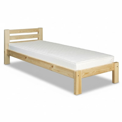 Bett Einzelbett Kieferbett Kiefer Vollholz Holzbett 100x200 Bettgestell Holz Neu