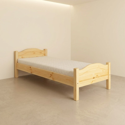 Einzelbett Jugendbett Kieferbett Kiefer Vollholz Holzbett 100x200 Handarbeit Neu