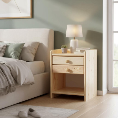 massiv Nachttisch Holz Nachttische Tisch Konsolen Kommode Echt Holz Konsolen
