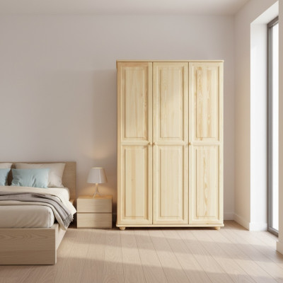 Echtes Holz Massivholz Vollholz Kleiderschrank Schrank Massive Schränke Landhaus