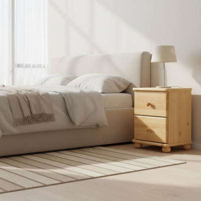 Nachttisch Holz Nachttische Tisch Konsolen Landhaus Stil massiv Konsolen Kommode