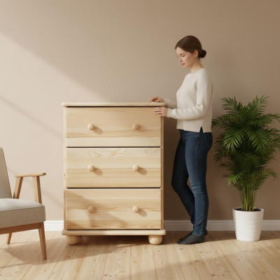 Design Nachttisch Nachtschrank Kommode Vollholz Möbel Holz Möbel Handarbeit Neu