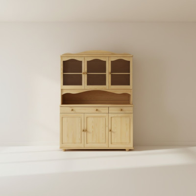 Büfett Anrichte Esszimmerschrank Geschirrschrank Vollholz Schrank Holz Schränke