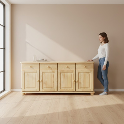 Massive Kommode Anrichte Schrank Möbel Echtholz Schränke Neu Sideboard Kommoden