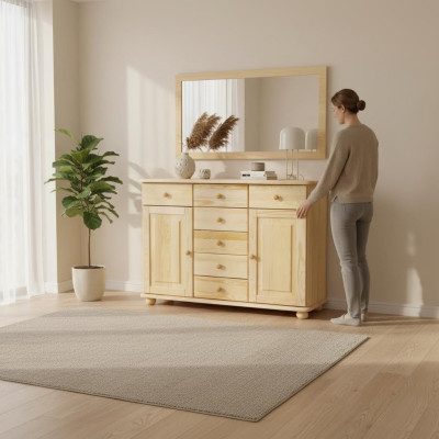 Anrichte Massive Kommode Möbel Lowboard Neu Sideboard Schrank Kommoden Echtholz
