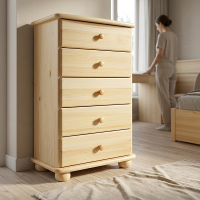 Highboard Kiefer massiv vollmassiv Massivholz Schrank Anrichte Kommode Schränke