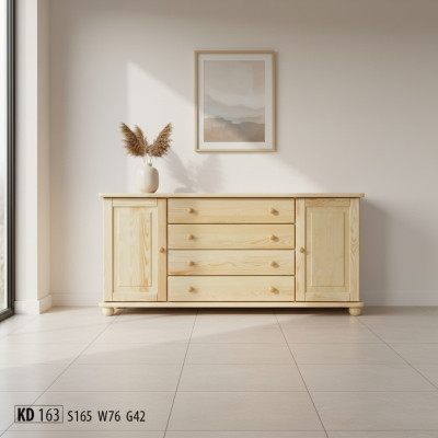 Anrichte Massive Kommode Sideboard Schrank Möbel Kommoden Echtholz Lowboard Neu