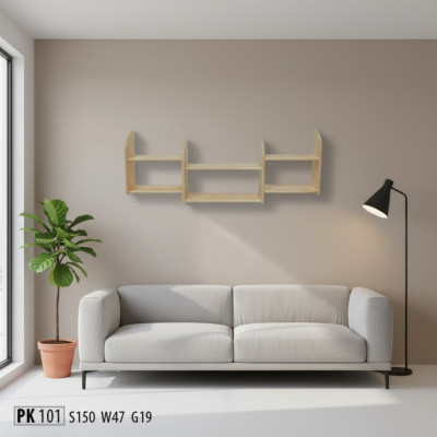 Bücherregal 150 * 19 * 47 cm Vollholz Kiefer massiv Büroregal Regal Echtes Holz