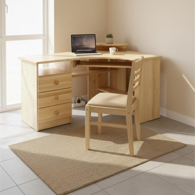 Tisch Holz Schreibtisch Tische Ecktisch Computer Schreibtisch Massiv Echtholz