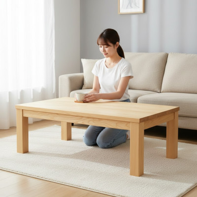 Couchtisch Holztisch Echtholz Couchtische Tischplatte Beistelltisch Tisch 120x60