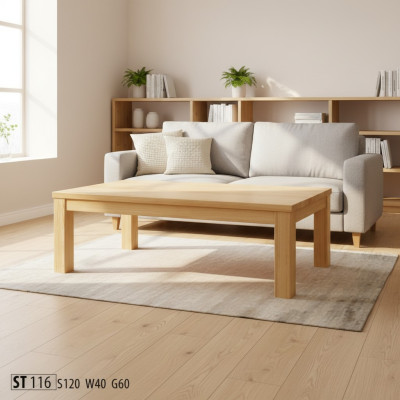 Couchtisch Holztisch Echtholz Couchtische Tischplatte Tisch 120x60 Beistelltisch