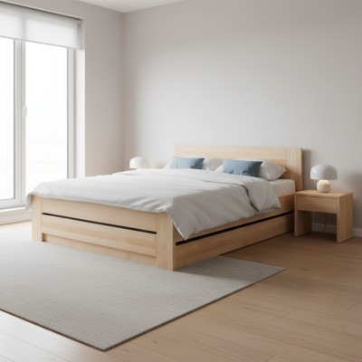 Bett 180x200cm Massive Holz Betten Doppelbett Ehebett Schlafzimmer Möbel Neu