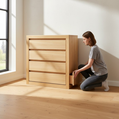 Massive Kommode Schrank Anrichte Sideboard Möbel Kommoden Echtholz Schränke Neu