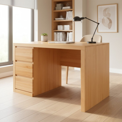 Schreibtisch Holztisch Bürotisch Tisch Büromöbel Tische Massivholz Computertisch