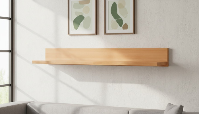 Ablage Hotel Stil Wohnzimmer Wand Regal Bücher Ablagen Schrank Regale 125x25cm