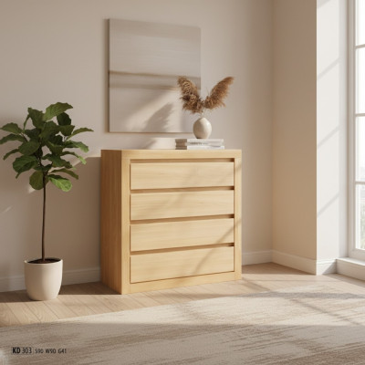 Kommode Design Lowboard Anrichte Schrank Echtes Holz Buffet Kommoden Sideboard