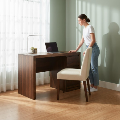Tisch Schreibtisch Bürotisch Arbeitstisch Holz Eiche Tische Massivholz Echtholz