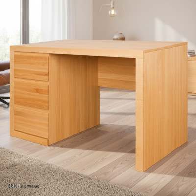 Tisch Schreibtisch Bürotisch Arbeitstisch Holz Echtholz Eiche Tische Massivholz