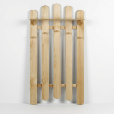  Garderobenpaneel Wandgarderobe Garderobe Garderobenleiste Kiefer Holz Handarbeit
