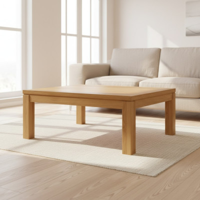 Beistell Tisch Couchtisch Echtes Holz Massive Möbel Eiche 100x70cm Neu Tische