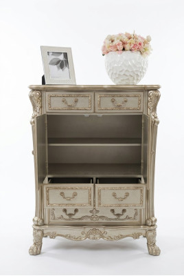 Buffet Anrichte Kommode Echte Handarbeit Holz Barock Rokoko Anrichten Kommoden