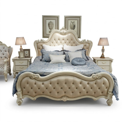 Design Bett Doppel Luxus Schlaf Zimmer Betten Leder Hotel 180x200cm