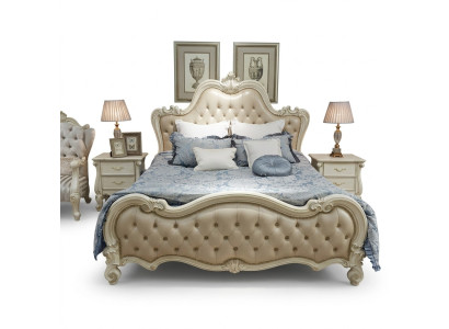 Design Bett Doppel Luxus Schlaf Zimmer Betten Leder Hotel 180x200cm