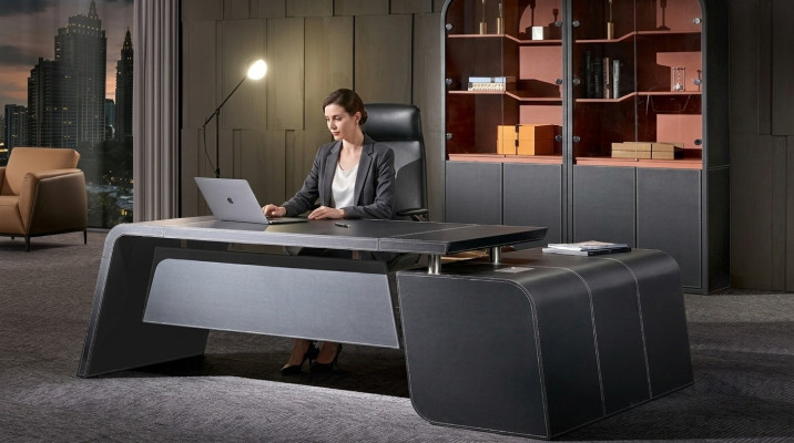 Eckschreibtisch Arbeits Schreib Büro Tisch Designer Luxus Klasse Möbel