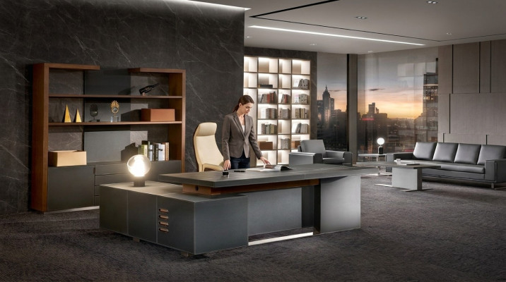 Schreibtisch Leder Büro Tische Designer Einrichtung Tisch Möbel Sessel