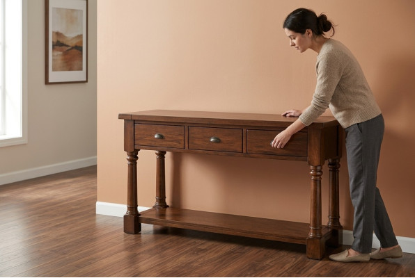 Designer Holz Tisch Konsole Konsolentische Konsolentisch Schmink Tisch