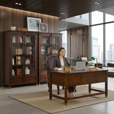 Büro Schreibtisch + Sessel Tisch Holztisch Stuhl Tische Schreibtische