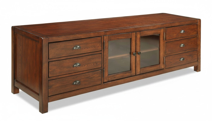 RTV Sideboard Schrank Kommoden Holz Low Board Regal 196cm Wohnzimmer