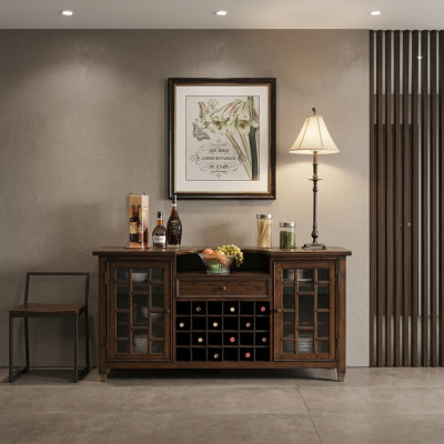 Bar Schrank Weinschrank Kommoden Holz Vintrine Hausbar Hotel Qualität Zimmerbar