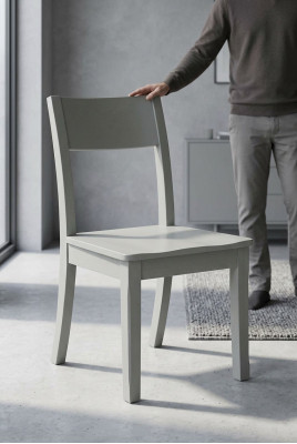 Ess Zimmer 1x Stuhl Echt Stühle Sessel Modern Holz Designer Lehn Sitz
