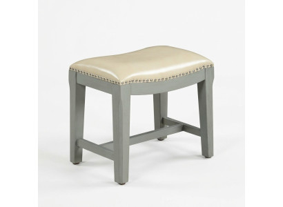 Hocker Bank Beistellhocker Couch Leder Sitz Neu Ottomane Fußhocker Polster