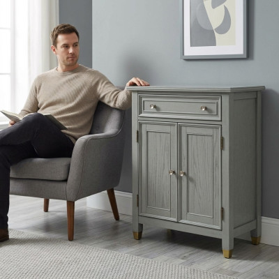 Designer Kommode Holz Kommoden Anrichte Regal Schrank Schränke Holz